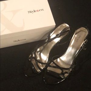 Style&co black evening heels!